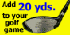 Golf advertisement
